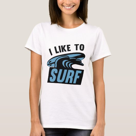 T-shirt J'Aime Le Surf (Devant)