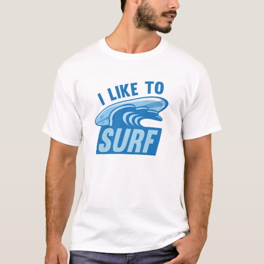 T-shirt J'Aime Le Surf (Devant)