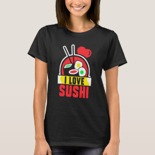 T-shirt J'Aime Le Sushi Mange Des Dit Repas