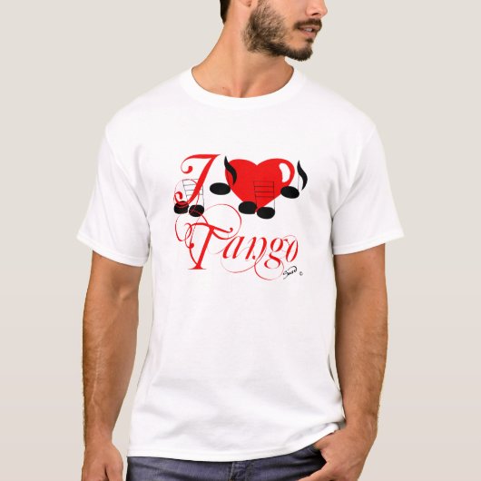 T-shirt J'Aime Le Tango ! (Devant)