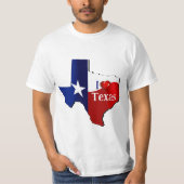 T-shirt J'aime le Texas (Devant)