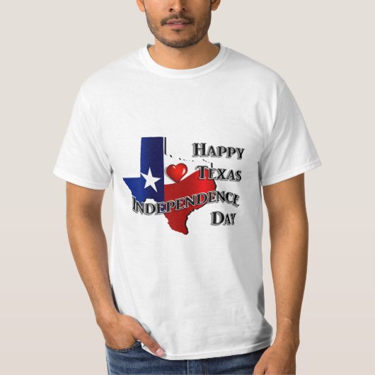 T-shirt J'aime le Texas (Devant)