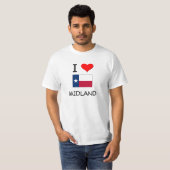 T-shirt J'aime le Texas intérieur (Devant entier)