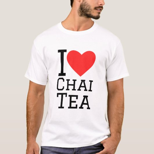 T-shirt J'aime le thé chai (Devant)