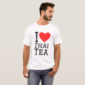 T-shirt J'aime le thé thaï (Devant entier)