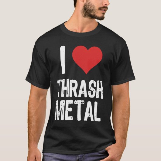 T-shirt J'aime le Thrash Metal (Devant)