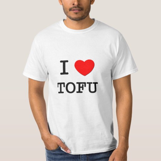 T-shirt J'aime le tofu (Devant)