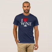 T-shirt J'aime le vin (Devant entier)
