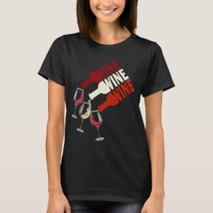 T-shirt J'Aime Le Vin Blanc Rouge Hommes Femmes