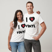 T-shirt J'aime le vinyle (Unisexe)