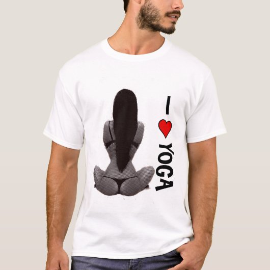T-shirt J'aime le yoga (Devant)