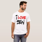 T-shirt J'aime le zen (Devant entier)