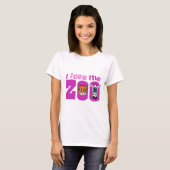 T-shirt J'aime le zoo (Devant entier)