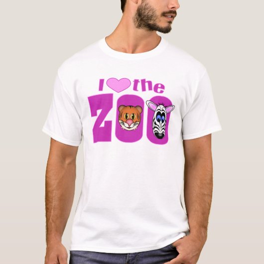T-shirt J'aime le zoo (Devant)