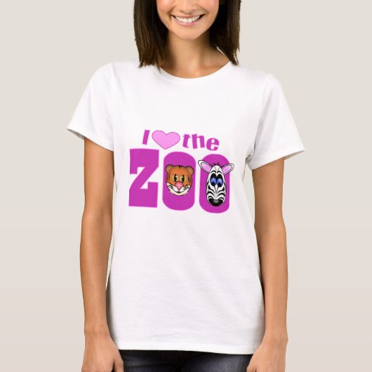 T-shirt J'aime le zoo (Devant)