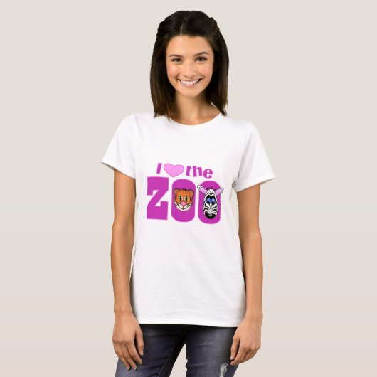 T-shirt J'aime le zoo (Devant entier)