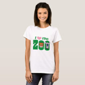 T-shirt J'aime le ZOO (Devant entier)