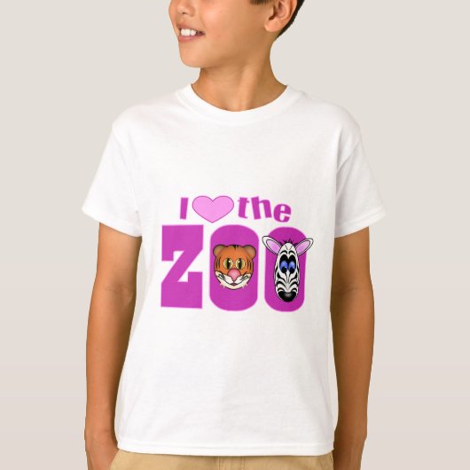 T-shirt J'aime le zoo (Devant)
