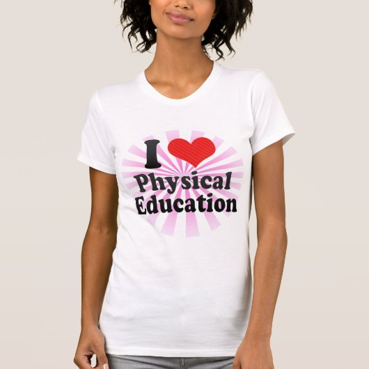 T-shirt J'aime l'éducation physique (Devant)