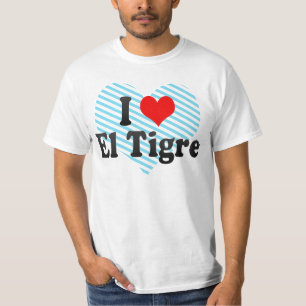 T-shirt J'aime l'EL Tigre, Venezuela