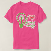 T-shirt J'aime l'énergie verte renouvelable 2 (Design devant)
