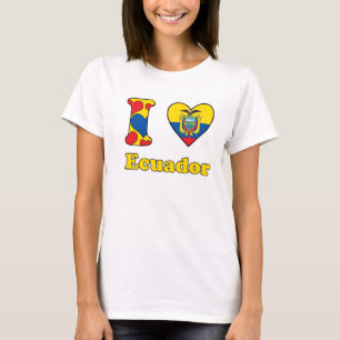T-shirt J'aime l'Equateur