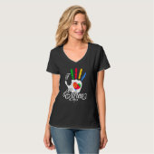 T-shirt J'Aime L'Erythrée Avec Le Drapeau De L'Erythrée Da (Devant entier)