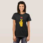 T-shirt J'Aime L'Erythrée Avec Le Drapeau De L'Erythrée Da (Devant entier)