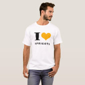 T-shirt J'aime les abricots (Devant entier)