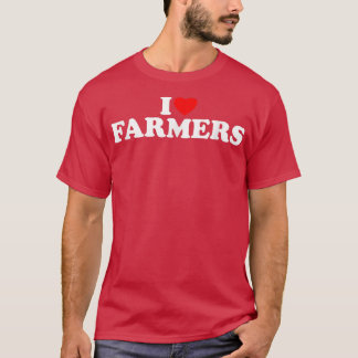T-shirt J'Aime Les Agriculteurs J'Aime Les Agriculteurs Ch