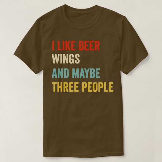 T-shirt J'Aime Les Ailes De Bières (Design devant)
