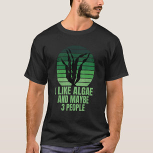 T-shirt J'Aime Les Algues Et Peut-Être 3 Personnes Phycolo
