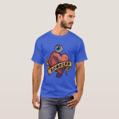T-shirt J'aime les amis des zombies (Devant entier)