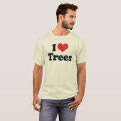 T-shirt J'aime les arbres (Devant entier)