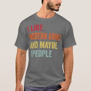T-shirt J'Aime Les Arnis Modernes Peut-Être 3 Personnes