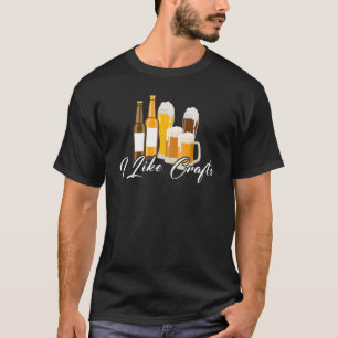 T-shirt J'Aime Les Artistes Vintage Ébauche Bière Amateur