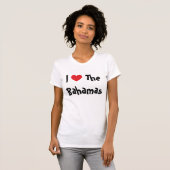 T-shirt J'Aime Les Bahamas (Devant entier)