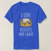 T-shirt J'Aime Les Biscuits Et Gravures (Design devant)