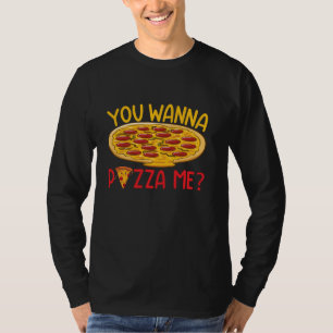 T-shirt J'aime les blagues drôles de pizza pour les amateu