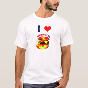 T-shirt J'Aime Les Burgers Sérieux