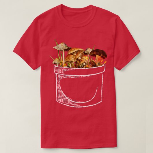 T-shirt J'aime les champignons dans ma poche par Tobe Fons (Design devant)