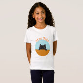 T-Shirt J'aime les chats (Devant entier)