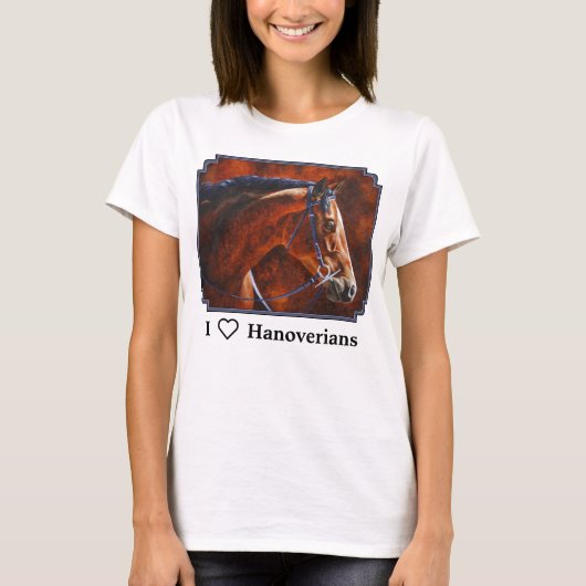 T-shirt J'Aime Les Chevaux Hanovre (Devant)