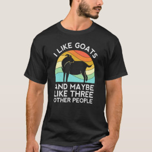 T-shirt J'aime les chèvres Amour Zodiaque Vie Fille Femmes