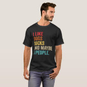 T-shirt J'aime les chiens Canards et peut-être 3 personnes (Devant entier)