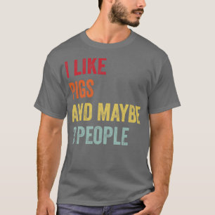T-shirt J'Aime Les Chiens Peut-Être 3 Personnes