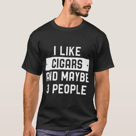 T-shirt J'Aime Les Cigares, Et (Devant)