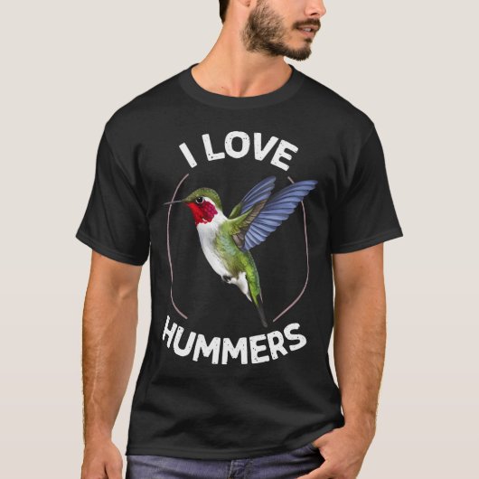 T-shirt J'aime les colibris (Devant)
