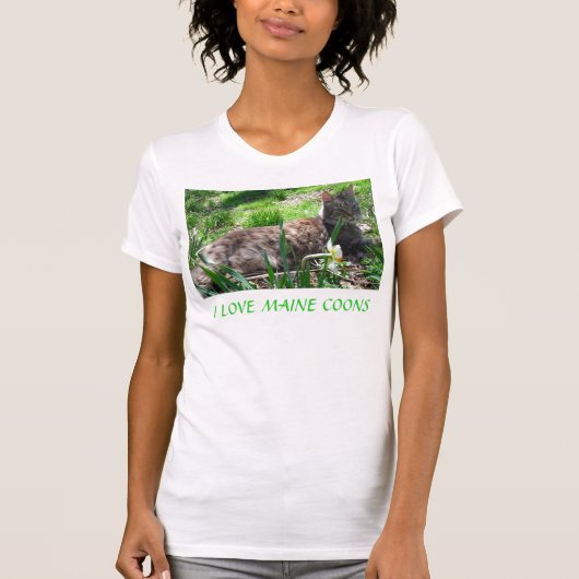 T-SHIRT J'AIME LES COONS MAINS (Devant)