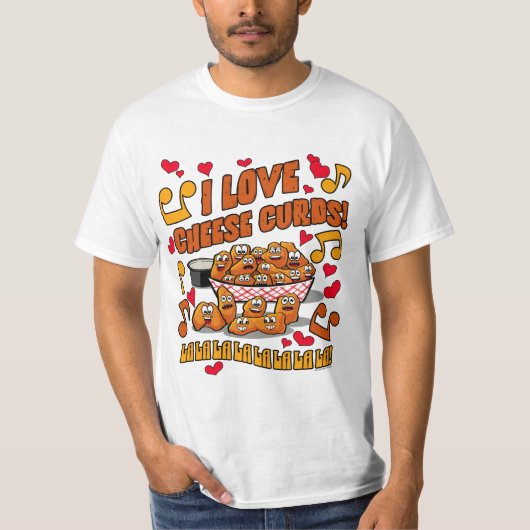 T-shirt J'Aime Les Courbes De Fromage ! (Devant)